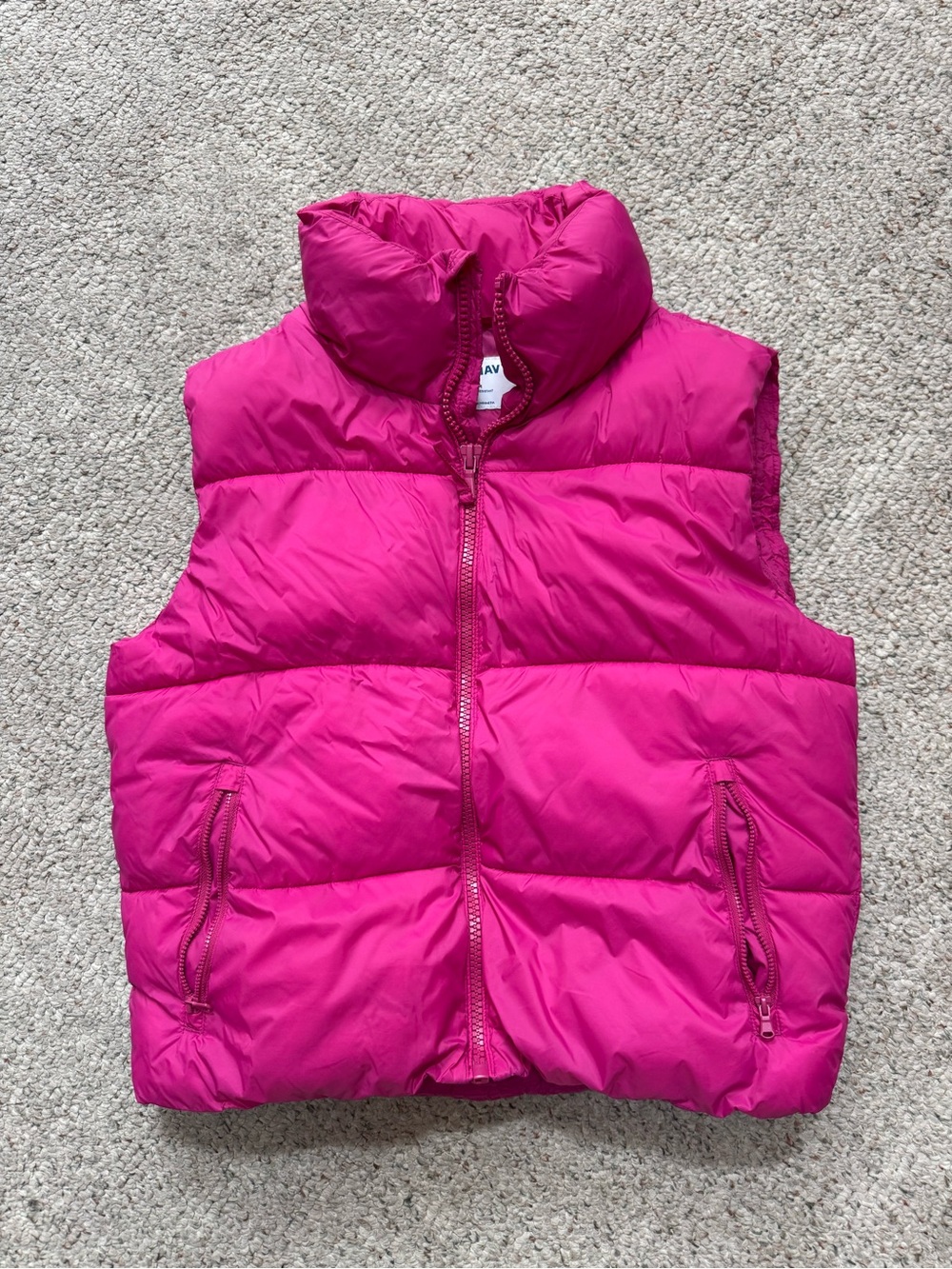 Hot Pink Puffer Vest